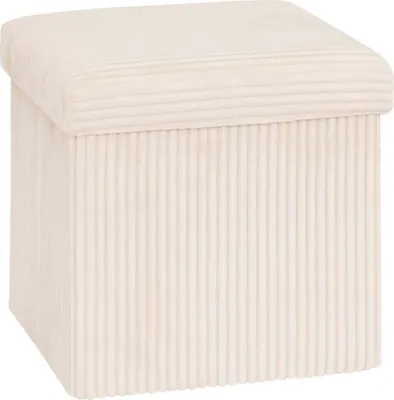 Produktbild von Klapphocker arum elfenbeinfarben 38x38cm  - Atmosphera créateur d'intérieur