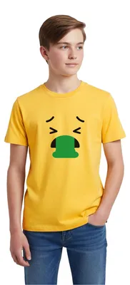 Produktbild von Spreadshirt Emoticon Übergeben Kostüm Karneval Gruppenkostüm Teenager Premium T-Shirt, 158/164 (12 Jahre), Sonnengelb