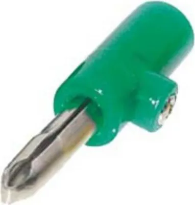 Produktbild von S/CONN maximum connectivity Bananenstecker, grün (56200-G)