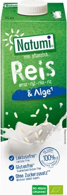 Produktbild von Reisdrink mit Algen (Kalzium) glutenfrei  Natumi