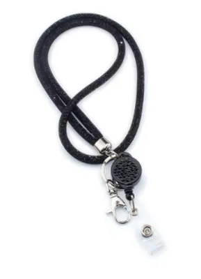 Produktbild von 1x SCHWARZ Schlüsselband Umhängeband Lanyard & Ausweisjojo Zipper & Karabinerhaken Ausweise Autoschlüssel Zugangskarten Bling Kristalle