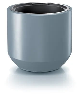 Produktbild von 2in1 Blumentopf mit Einsatz Pflanztopf Pflanzentopf Blumenkübel Übertopf Kräutertopf Hellgrau Ø 39 x 35 cm