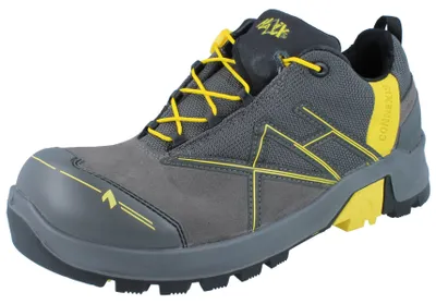 Produktbild von HAIX Connexis Safety+ Herren Halbschuhe S3 grau gelb - Größe: UK 6
