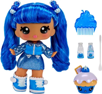 Produktbild von MGA Mga Entertainment Yummiland große Puppe + Lipgloss Petrory Blueberr
