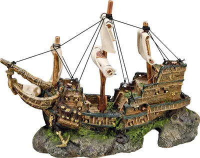 Immagine prodotto di Aqua Ornamenti "NAVE" 33 x 13 x 23 cm