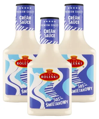 Produktbild von Roleski Sour Cream Sauce 3x 300g - cremiger Dip mit Sahne und Joghurt