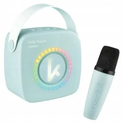 Immagine prodotto di Altoparlante Bluetooth con microfono karaoke 2 in 1 per bambini KiddoBoo KidsVoice JUNIOR / KBT3BLU / Blu