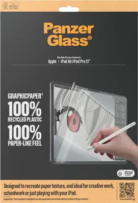 Productafbeelding van PanzerGlass GraphicPaper Ultra-Wide Fit Screenprotector voor de Apple iPad Pro 13 / (2025) M5 / (2024) M4 / Air 13 inch (2026) M4 / (2025) M3 / (2024) M2