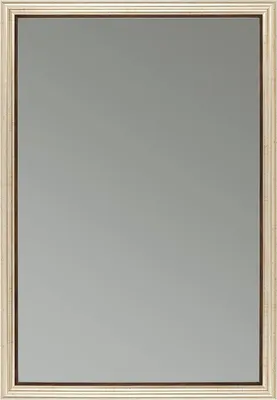 Produktbild von CLAMARO 'Emma' Antik Wandspiegel mit Rahmen | Champagner Gold | Shabby Chic Vintage Barock Spiegel mit Holzrahmen | Barockspiegel inkl. Metall Aufhänger und Montagematerial, Größe:40x40