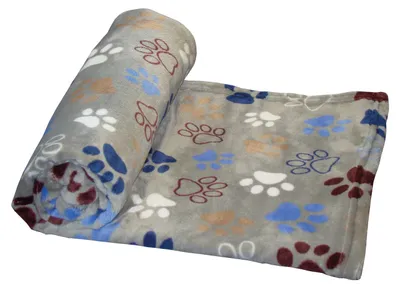 Produktbild von Fleece Plaid "LISSI" Classic, hellgrau, 100x150cm