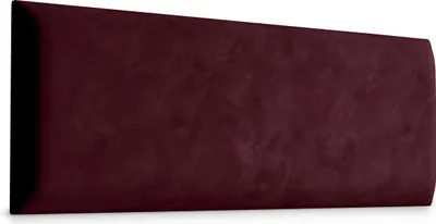 Obrázok produktu pre Muralo Polster panel Nástenný panel Bettkopfteil Nástenný panel Weinrot 90 cm x 30 cm
