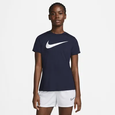 Produktbild von Nike Damen W Nk Df Park20 Tee Hbr T-Shirt, Obsidian/White, S EU