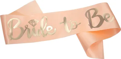 Produktbild von Oblique Unique Schärpe Bride to Be JGA Junggesellinnenabschied Hen Party Lachs farben