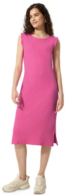 Produktbild von Street One Studio Midi-Kleid mit Rundhals in Unifarbe Simply pink 42