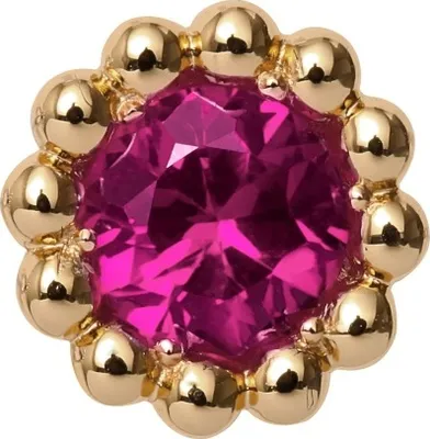 Produktbild von Endless 25750 Charm Pink Ruby Flower Silber Vergoldet