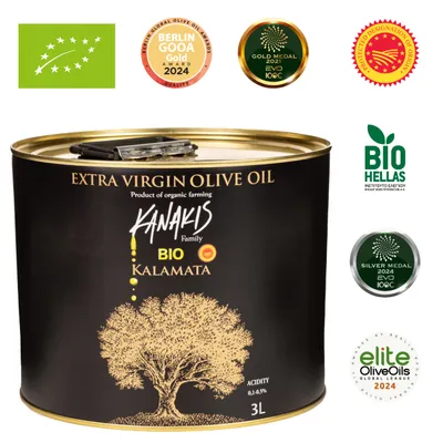 Produktbild von Kanakis | Olivenöl, 3L, Kaltgepresst, Frische Ernte, Natürlich, nativ, griechisch