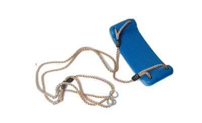 Produktbild von Wippchen-Shop Kunststoffschaukel, Schaukelsitz  Schaukel Schaukelbrett aus Kunststoff mit Seil Blau