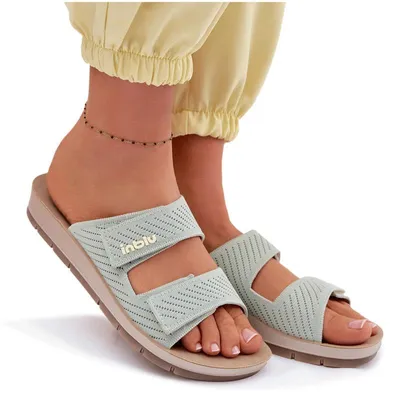 Produktbild von Damen Pantoletten INBLU AG000015 Grün 37