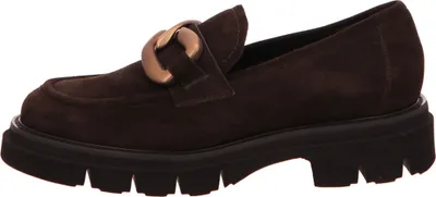 Produktbild von Luca Grossi Damen Slipper 28552-37, 28552-38, 28552-38.5, 28552-39, 28552-39.5, 28552-40, 28552-40.5, 28552-41, 28552-41.5 LUC-H406M marrone scuro 37