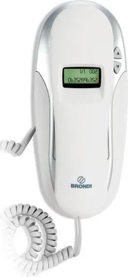 Immagine prodotto di Brondi Kenoby CID Telefono Analogico Identificatore di Chiamata Bianco
