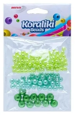 Produktbild von Koraliki do nawlekania 3 kolory 12g