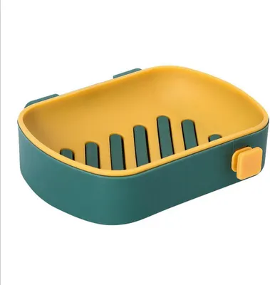 Produktbild von Spülbecken-Schwammhalter, Seifenablage zur Wandmontage, Duschablage, doppellagige Klebefläche für Küchen- und Badezimmerwandbefestigungen, Ständer