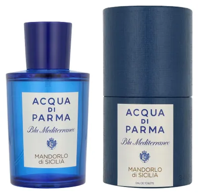 Obrázek produktu pro Acqua di Parma Blu Mediterraneo Mandorlo di Sicilia, Unisex, 100 ml, Elemi, Oranžová, Badyán, Šalvěj muškátová, Lavandin, Petitgrain, Cypress, Jedle, Borovice, Sprej