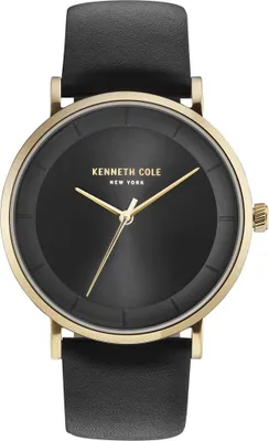 Produktbild von Kenneth Cole New York Herren-Armbanduhr Analog Quarz Leder KC50567003