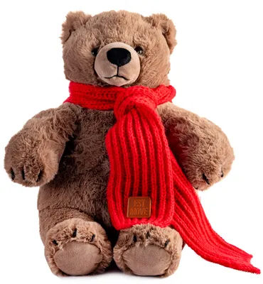 Obrázek produktu pro Gustaw Teddy Bear Large XX Fred Bear(Brown, 30cm) - plyšový medvěd, plyšový medvěd, měkká hračka, kamarád na hraní a dekorace v jednom - měkká hračka, plyšová hračka