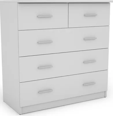 Zdjęcie produktu dla Meblast | Komoda 90 cm | Biała - Kompaktowa, Praktyczna, Wszechstronna