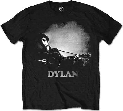Produktbild von Bob Dylan Guitar & Logo Black M T-Shirt