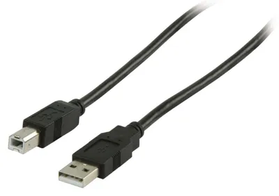 Immagine prodotto di Valueline Vlcp60100B10 Cavo Usb 2.0 Usb A Maschio - Usb B Maschio 1,00 M Nero