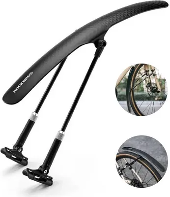 Immagine prodotto di Parafango universale regolabile per bicicletta - nero ROCKBROS (28210007001)