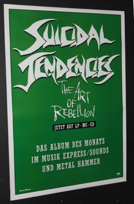 Image de Suicidal Tendencies - Art Of Rebellion (1992) - Affiche Poster - 59x84cm