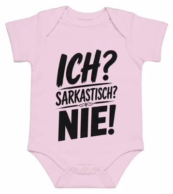 Obrázok produktu pre Oni? Sarkastickí? Nie! Ironia, humor, sarkazmus, vyjadrenie, cynizmus, drzost. Dievčenské body, ružová farba, veľkosť 0/3