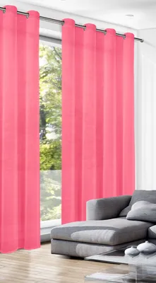 Produktbild von Ösenschal "Crash/Jake" - Vorhang mit Ösen - Größe (HxB): 280x135cm Farbe: Rosa
