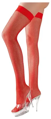 Produktbild von Halterlose Strümpfe rot XL