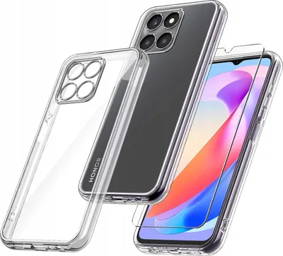 Immagine prodotto di Custodia per Honor X6A RINFORZATA 360° CLEAR + Vetro 9H