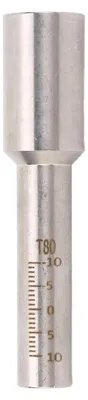 Produktbild von Lasergeschweißtes Messrohr aus Edelstahl mit hoher Genauigkeit, 80 mm