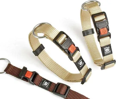 Produktbild von Karlie ASP Halsband verstellbar - Beige - 40 mm, 55-75 cm
