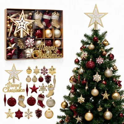 Image de 70 décorations de Noël pour sapin