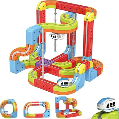 Imagen del producto de Tren eléctrico para niños, juego de tren eléctrico, regalo para niños