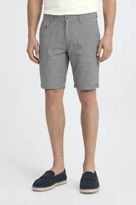 Produktbild von BLEND BHSergio Herren Chino Shorts Bermuda Kurze Hose mit Rauten-Muster Eingrifftaschen 100% Baumwolle Regular fit, KI-generiertes Bild