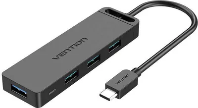 Obrázek produktu pro Vention TGKBF 4-portový USB-C 3.0 napájený rozbočovač USB-C 3.0 1m Typ ABS