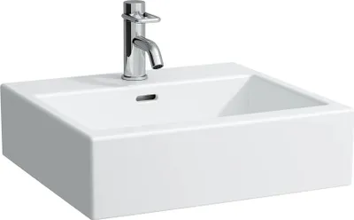 Produktbild von Laufen LF Liv.City, Aufsatz-WT, 81743.2, 1HL, mit Überlauf, Unterseite geschliffen, 500x460, weiß, 1 Stk.