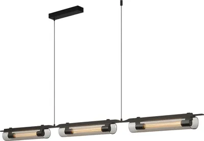 Obrázek produktu pro Selena – moderní závěsné svítidlo 126 cm černé