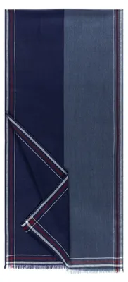 Produktbild von ROECKL Schal Side Stripes 40x185 Navy dunkelblau