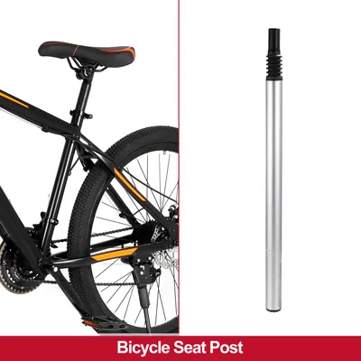 Image de Tige de selle de vélo, pour VTT 31,8x550mm, 1 pièce couleur argentée