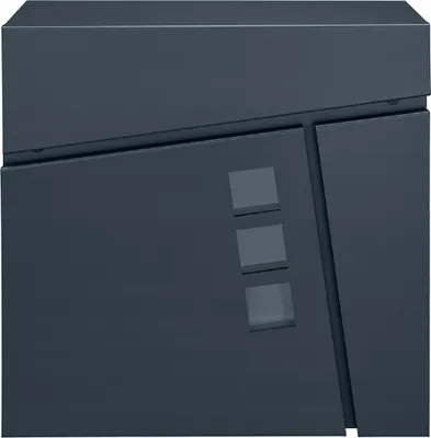 Immagine prodotto di Cassetta postale MTEC TWIST, acciaio, antracite RAL 7016