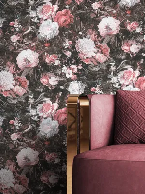 Produktbild von NEWROOM Tapete Pitunia Rosa Vliestapete - Floral Blumen Rosen Germany
